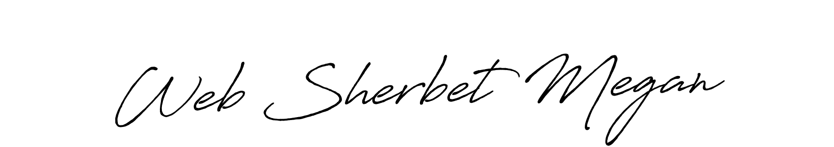 Make a short Web Sherbet Megan signature style. Manage your documents anywhere anytime using Antro_Vectra_Bolder. Create and add eSignatures, submit forms, share and send files easily. Web Sherbet Megan signature style 7 images and pictures png
