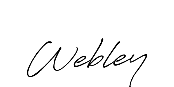 Make a beautiful signature design for name Webley. With this signature (Antro_Vectra_Bolder) style, you can create a handwritten signature for free. Webley signature style 7 images and pictures png