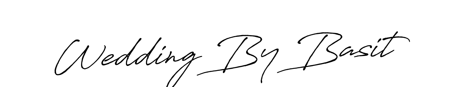 Also You can easily find your signature by using the search form. We will create Wedding By Basit name handwritten signature images for you free of cost using Antro_Vectra_Bolder sign style. Wedding By Basit signature style 7 images and pictures png