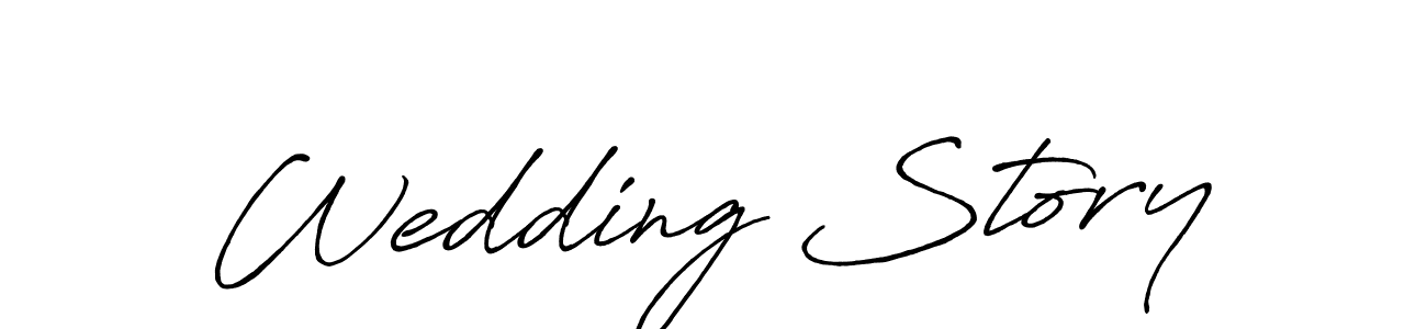 Make a short Wedding Story signature style. Manage your documents anywhere anytime using Antro_Vectra_Bolder. Create and add eSignatures, submit forms, share and send files easily. Wedding Story signature style 7 images and pictures png