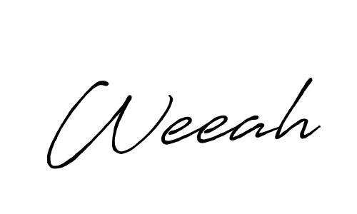 Similarly Antro_Vectra_Bolder is the best handwritten signature design. Signature creator online .You can use it as an online autograph creator for name Weeah. Weeah signature style 7 images and pictures png