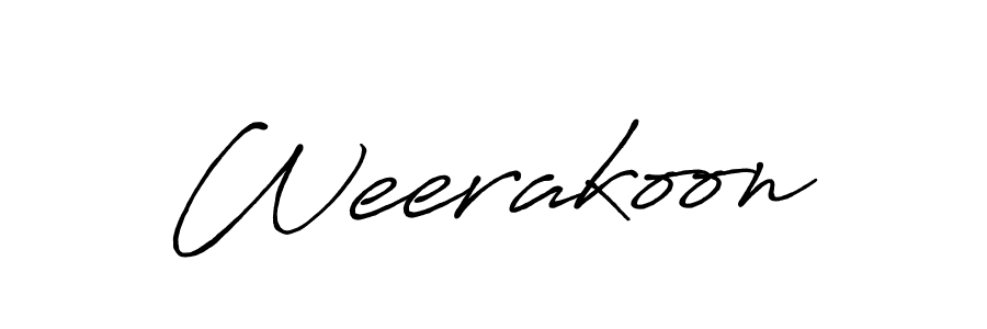Antro_Vectra_Bolder is a professional signature style that is perfect for those who want to add a touch of class to their signature. It is also a great choice for those who want to make their signature more unique. Get Weerakoon name to fancy signature for free. Weerakoon signature style 7 images and pictures png