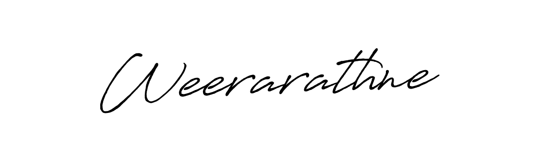 Create a beautiful signature design for name Weerarathne. With this signature (Antro_Vectra_Bolder) fonts, you can make a handwritten signature for free. Weerarathne signature style 7 images and pictures png