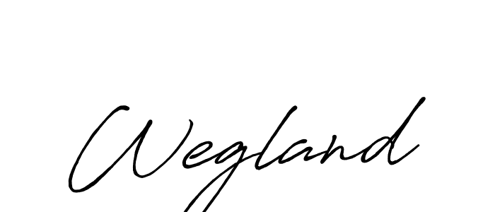 Design your own signature with our free online signature maker. With this signature software, you can create a handwritten (Antro_Vectra_Bolder) signature for name Wegland. Wegland signature style 7 images and pictures png