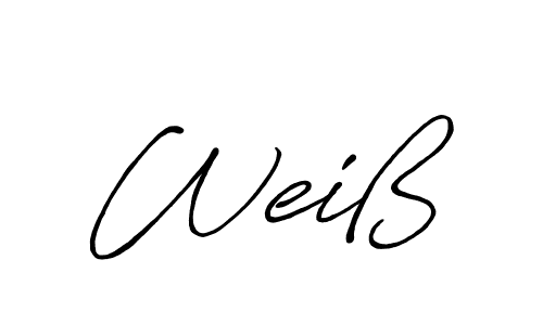 if you are searching for the best signature style for your name Weiß. so please give up your signature search. here we have designed multiple signature styles  using Antro_Vectra_Bolder. Weiß signature style 7 images and pictures png