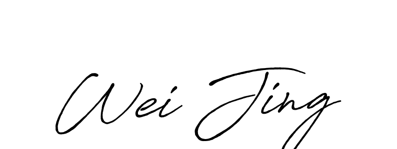 Antro_Vectra_Bolder is a professional signature style that is perfect for those who want to add a touch of class to their signature. It is also a great choice for those who want to make their signature more unique. Get Wei Jing name to fancy signature for free. Wei Jing signature style 7 images and pictures png