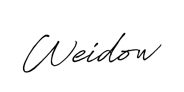 How to make Weidow signature? Antro_Vectra_Bolder is a professional autograph style. Create handwritten signature for Weidow name. Weidow signature style 7 images and pictures png