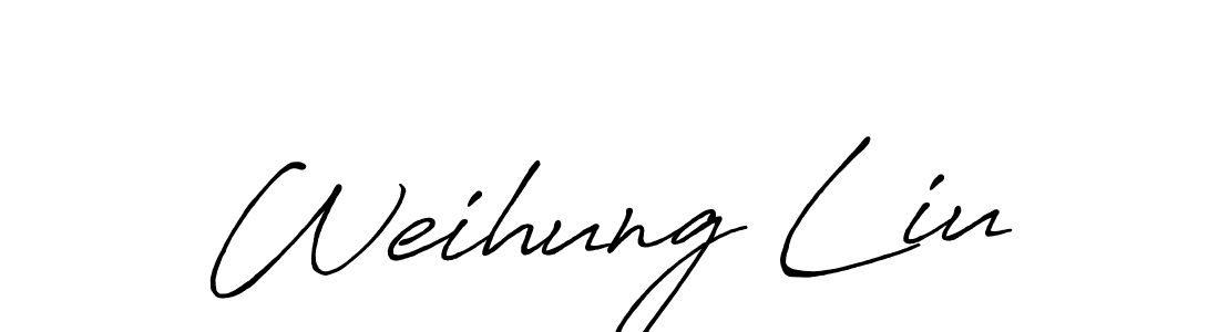 See photos of Weihung Liu official signature by Spectra . Check more albums & portfolios. Read reviews & check more about Antro_Vectra_Bolder font. Weihung Liu signature style 7 images and pictures png