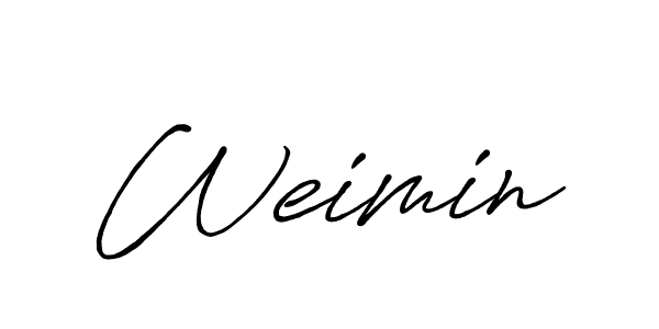 Once you've used our free online signature maker to create your best signature Antro_Vectra_Bolder style, it's time to enjoy all of the benefits that Weimin name signing documents. Weimin signature style 7 images and pictures png