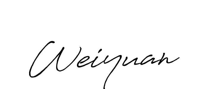 Create a beautiful signature design for name Weiyuan. With this signature (Antro_Vectra_Bolder) fonts, you can make a handwritten signature for free. Weiyuan signature style 7 images and pictures png