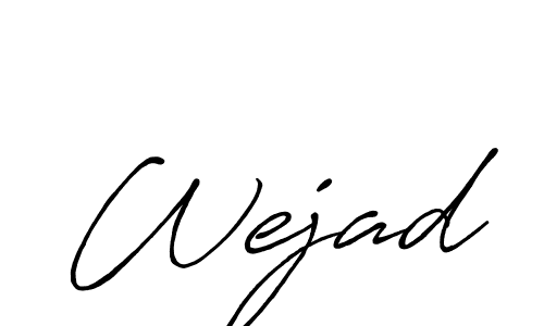 Also we have Wejad name is the best signature style. Create professional handwritten signature collection using Antro_Vectra_Bolder autograph style. Wejad signature style 7 images and pictures png