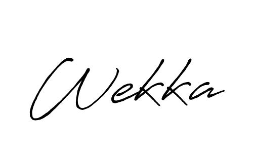 Here are the top 10 professional signature styles for the name Wekka. These are the best autograph styles you can use for your name. Wekka signature style 7 images and pictures png