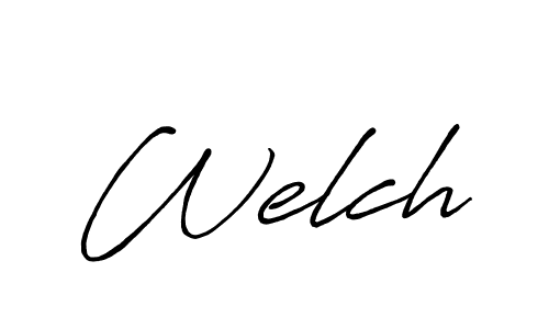 Best and Professional Signature Style for Welch. Antro_Vectra_Bolder Best Signature Style Collection. Welch signature style 7 images and pictures png