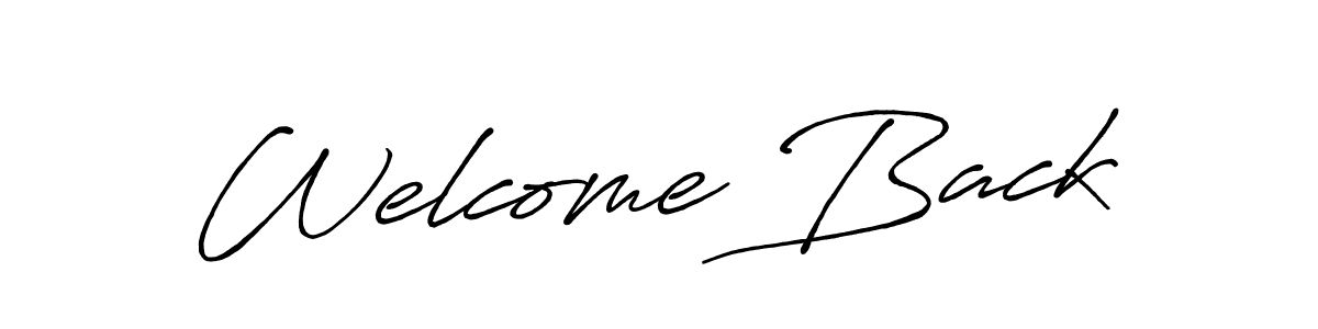 Check out images of Autograph of Welcome Back name. Actor Welcome Back Signature Style. Antro_Vectra_Bolder is a professional sign style online. Welcome Back signature style 7 images and pictures png