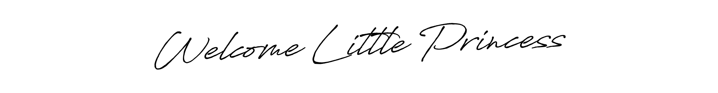 Similarly Antro_Vectra_Bolder is the best handwritten signature design. Signature creator online .You can use it as an online autograph creator for name Welcome Little Princess. Welcome Little Princess signature style 7 images and pictures png