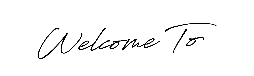 Check out images of Autograph of Welcome To name. Actor Welcome To Signature Style. Antro_Vectra_Bolder is a professional sign style online. Welcome To signature style 7 images and pictures png