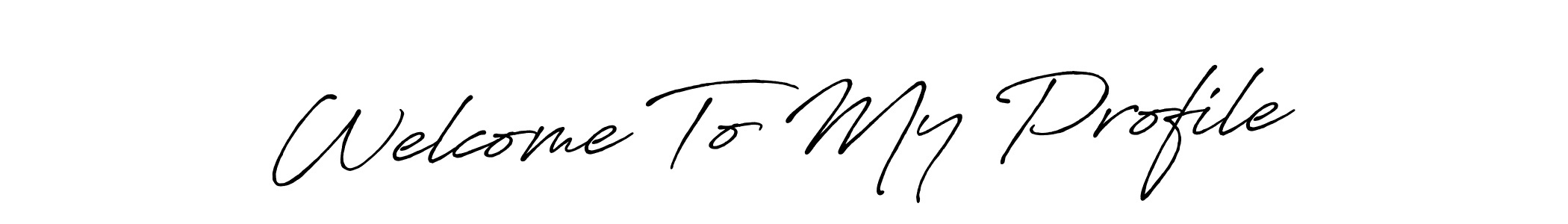 Here are the top 10 professional signature styles for the name Welcome To My Profile. These are the best autograph styles you can use for your name. Welcome To My Profile signature style 7 images and pictures png