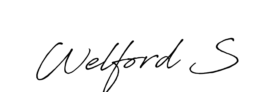 if you are searching for the best signature style for your name Welford S. so please give up your signature search. here we have designed multiple signature styles  using Antro_Vectra_Bolder. Welford S signature style 7 images and pictures png