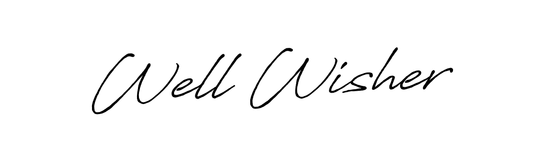 Best and Professional Signature Style for Well Wisher. Antro_Vectra_Bolder Best Signature Style Collection. Well Wisher signature style 7 images and pictures png