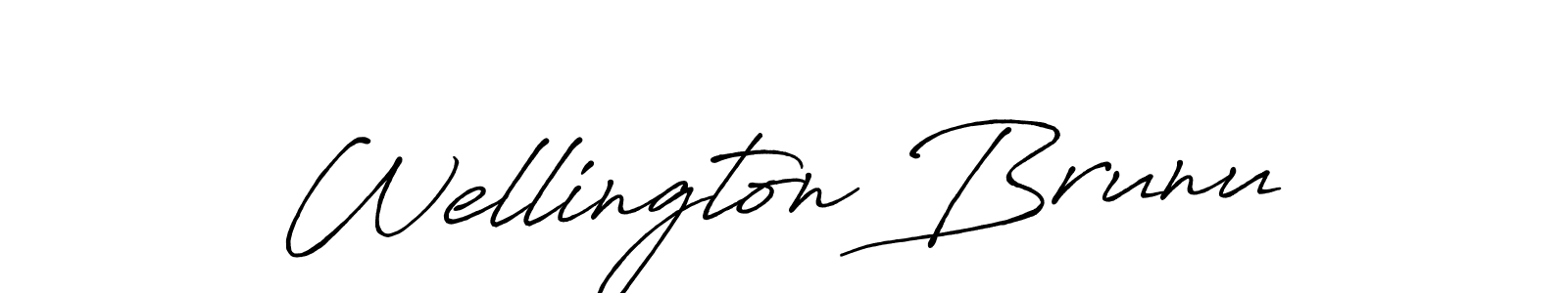 Once you've used our free online signature maker to create your best signature Antro_Vectra_Bolder style, it's time to enjoy all of the benefits that Wellington Brunu name signing documents. Wellington Brunu signature style 7 images and pictures png