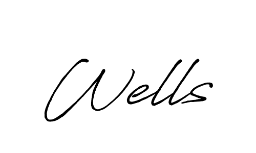 Make a beautiful signature design for name Wells. Use this online signature maker to create a handwritten signature for free. Wells signature style 7 images and pictures png