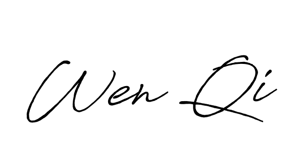 Here are the top 10 professional signature styles for the name Wen Qi. These are the best autograph styles you can use for your name. Wen Qi signature style 7 images and pictures png