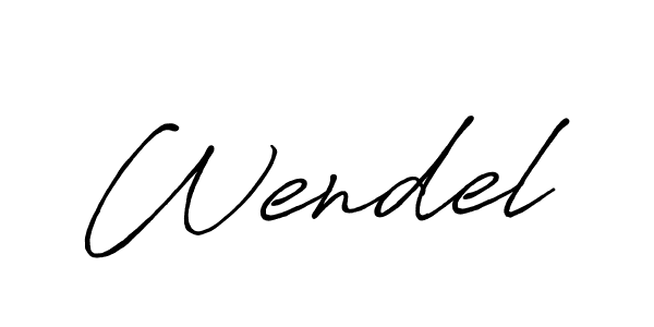 You should practise on your own different ways (Antro_Vectra_Bolder) to write your name (Wendel) in signature. don't let someone else do it for you. Wendel signature style 7 images and pictures png