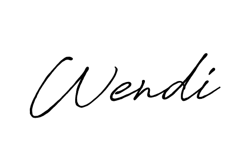 if you are searching for the best signature style for your name Wendi. so please give up your signature search. here we have designed multiple signature styles  using Antro_Vectra_Bolder. Wendi signature style 7 images and pictures png