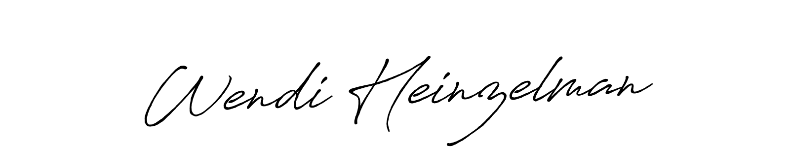 You should practise on your own different ways (Antro_Vectra_Bolder) to write your name (Wendi Heinzelman) in signature. don't let someone else do it for you. Wendi Heinzelman signature style 7 images and pictures png
