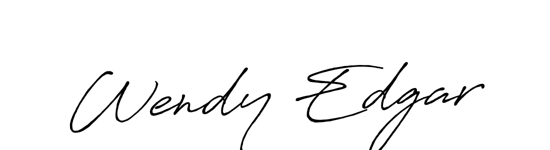 How to make Wendy Edgar signature? Antro_Vectra_Bolder is a professional autograph style. Create handwritten signature for Wendy Edgar name. Wendy Edgar signature style 7 images and pictures png