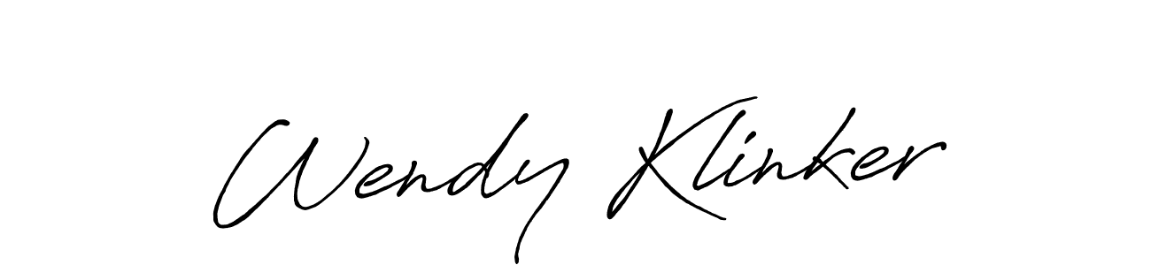 How to Draw Wendy Klinker signature style? Antro_Vectra_Bolder is a latest design signature styles for name Wendy Klinker. Wendy Klinker signature style 7 images and pictures png