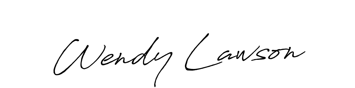 It looks lik you need a new signature style for name Wendy Lawson. Design unique handwritten (Antro_Vectra_Bolder) signature with our free signature maker in just a few clicks. Wendy Lawson signature style 7 images and pictures png