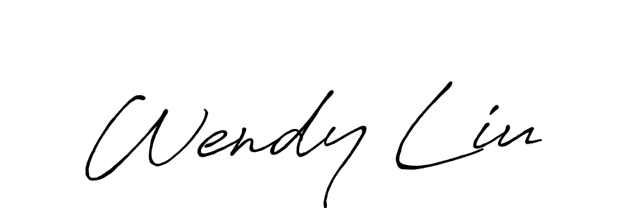 Similarly Antro_Vectra_Bolder is the best handwritten signature design. Signature creator online .You can use it as an online autograph creator for name Wendy Liu. Wendy Liu signature style 7 images and pictures png