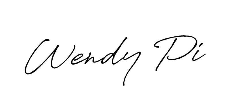 It looks lik you need a new signature style for name Wendy Pi. Design unique handwritten (Antro_Vectra_Bolder) signature with our free signature maker in just a few clicks. Wendy Pi signature style 7 images and pictures png