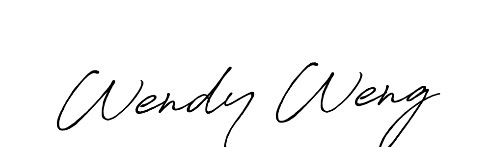 Similarly Antro_Vectra_Bolder is the best handwritten signature design. Signature creator online .You can use it as an online autograph creator for name Wendy Weng. Wendy Weng signature style 7 images and pictures png