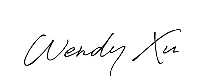 Best and Professional Signature Style for Wendy Xu. Antro_Vectra_Bolder Best Signature Style Collection. Wendy Xu signature style 7 images and pictures png