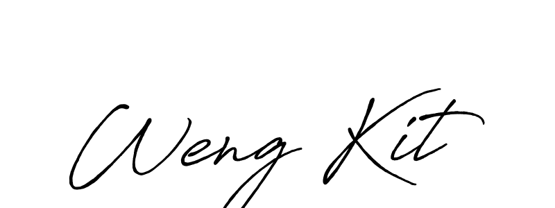 Once you've used our free online signature maker to create your best signature Antro_Vectra_Bolder style, it's time to enjoy all of the benefits that Weng Kit name signing documents. Weng Kit signature style 7 images and pictures png