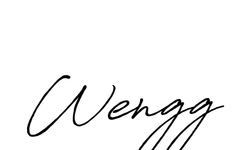 How to make Wengg signature? Antro_Vectra_Bolder is a professional autograph style. Create handwritten signature for Wengg name. Wengg signature style 7 images and pictures png