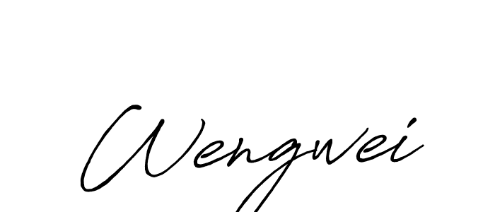 if you are searching for the best signature style for your name Wengwei. so please give up your signature search. here we have designed multiple signature styles  using Antro_Vectra_Bolder. Wengwei signature style 7 images and pictures png