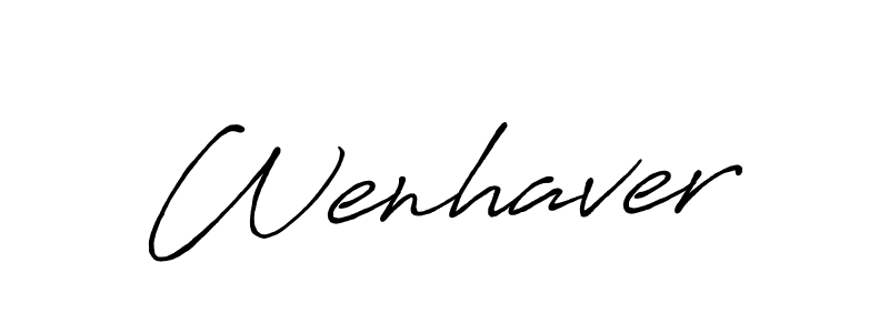 Best and Professional Signature Style for Wenhaver. Antro_Vectra_Bolder Best Signature Style Collection. Wenhaver signature style 7 images and pictures png