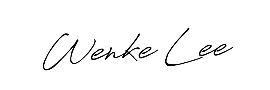 Similarly Antro_Vectra_Bolder is the best handwritten signature design. Signature creator online .You can use it as an online autograph creator for name Wenke Lee. Wenke Lee signature style 7 images and pictures png