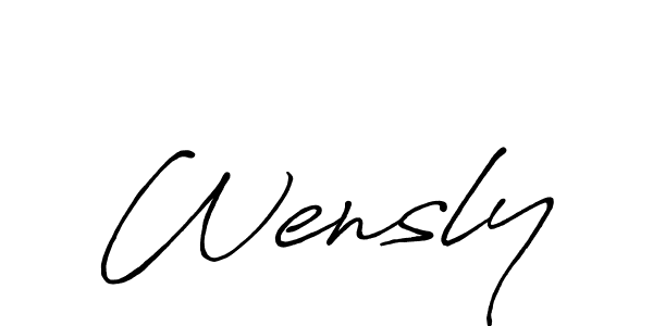 See photos of Wensly official signature by Spectra . Check more albums & portfolios. Read reviews & check more about Antro_Vectra_Bolder font. Wensly signature style 7 images and pictures png