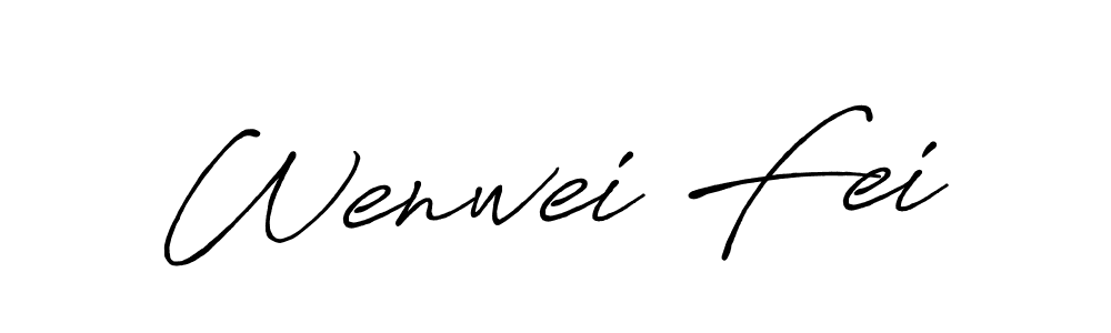 Make a short Wenwei Fei signature style. Manage your documents anywhere anytime using Antro_Vectra_Bolder. Create and add eSignatures, submit forms, share and send files easily. Wenwei Fei signature style 7 images and pictures png