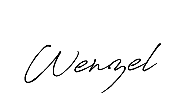 How to make Wenzel name signature. Use Antro_Vectra_Bolder style for creating short signs online. This is the latest handwritten sign. Wenzel signature style 7 images and pictures png