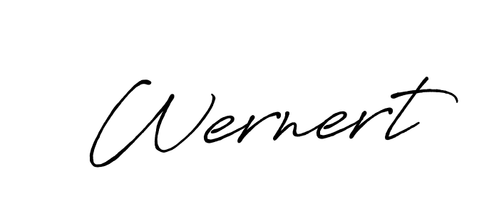 Wernert stylish signature style. Best Handwritten Sign (Antro_Vectra_Bolder) for my name. Handwritten Signature Collection Ideas for my name Wernert. Wernert signature style 7 images and pictures png