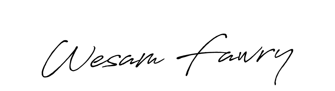 It looks lik you need a new signature style for name Wesam Fawry. Design unique handwritten (Antro_Vectra_Bolder) signature with our free signature maker in just a few clicks. Wesam Fawry signature style 7 images and pictures png