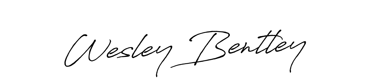 Also we have Wesley Bentley name is the best signature style. Create professional handwritten signature collection using Antro_Vectra_Bolder autograph style. Wesley Bentley signature style 7 images and pictures png