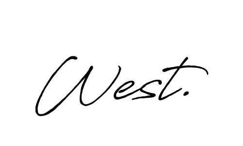 Antro_Vectra_Bolder is a professional signature style that is perfect for those who want to add a touch of class to their signature. It is also a great choice for those who want to make their signature more unique. Get West. name to fancy signature for free. West. signature style 7 images and pictures png