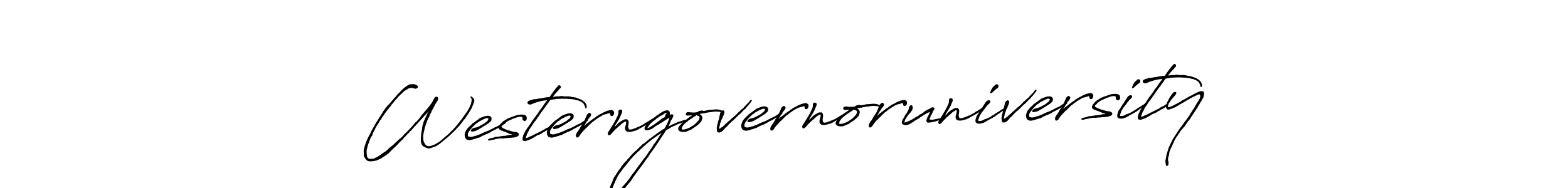Also You can easily find your signature by using the search form. We will create Westerngovernoruniversity name handwritten signature images for you free of cost using Antro_Vectra_Bolder sign style. Westerngovernoruniversity signature style 7 images and pictures png