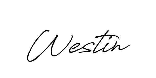 Design your own signature with our free online signature maker. With this signature software, you can create a handwritten (Antro_Vectra_Bolder) signature for name Westin. Westin signature style 7 images and pictures png